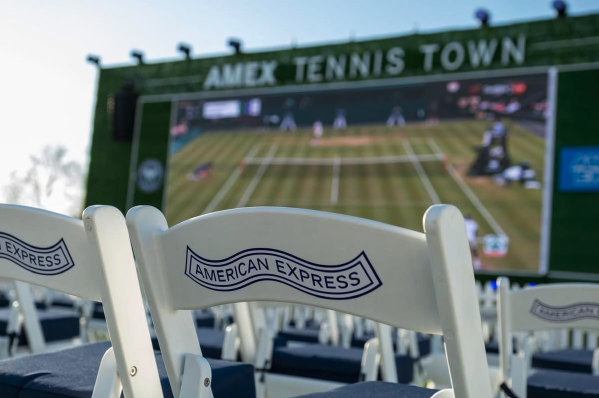Experience the Spirit of Wimbledon at Amex Tennis Town 2026